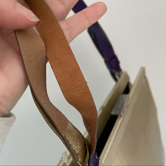 Vintage miu miu square handbag with bow - Picture 8 of 16